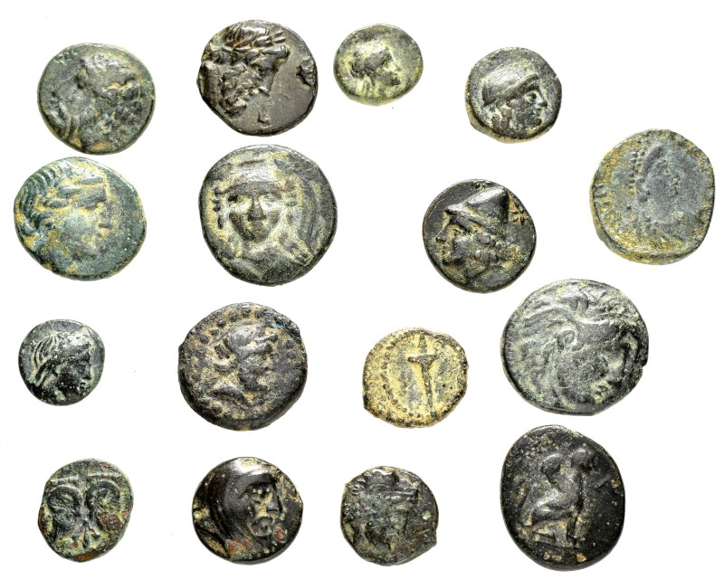 ANCIENT BRONZE COINS.SOLD AS SEEN.NO RETURN.
