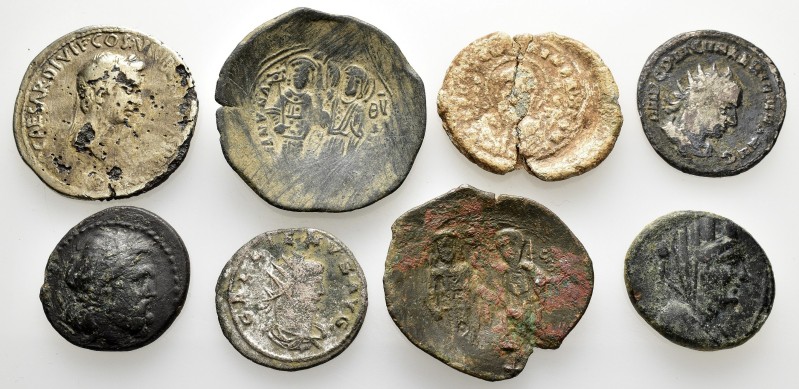 ANCIENT BRONZE COINS.SOLD AS SEEN.NO RETURN.