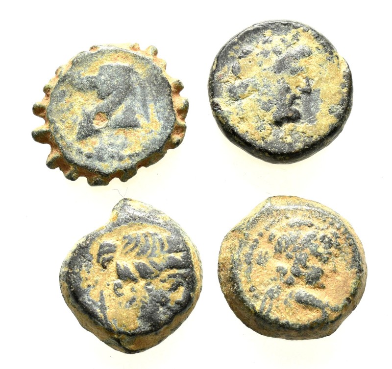 ANCIENT BRONZE COINS.SOLD AS SEEN.NO RETURN.