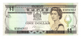 Fiji 1 Dollar 1987 (ND)
P# 86, N# 206635; # D10943612; AUNC