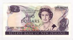 New Zealand 2 Dollars 1989 - 1992 (ND)
P# 170c, N# 205601; # EPF780988; UNC