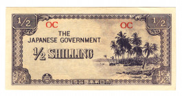 Oceania Japanese Government 1/2 Shilling 1942 (ND)
P# 1c; # OC; XF