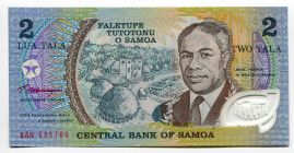 Samoa 2 Tala 2003 - 2009 (ND) in Original Commemorative Folder
P# 31, N# 205199; # AAN 685700; Polymer; Golden Jubilee of Service of Head of State Ma...