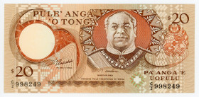 Tonga 20 Pa'anga 1995 (ND)
P# 35c; # C/2 998249; UNC