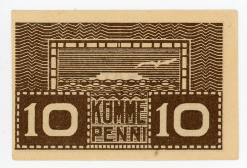 Estonia 10 Penni 1919 (ND)
P# 40b, N# 288114; XF+