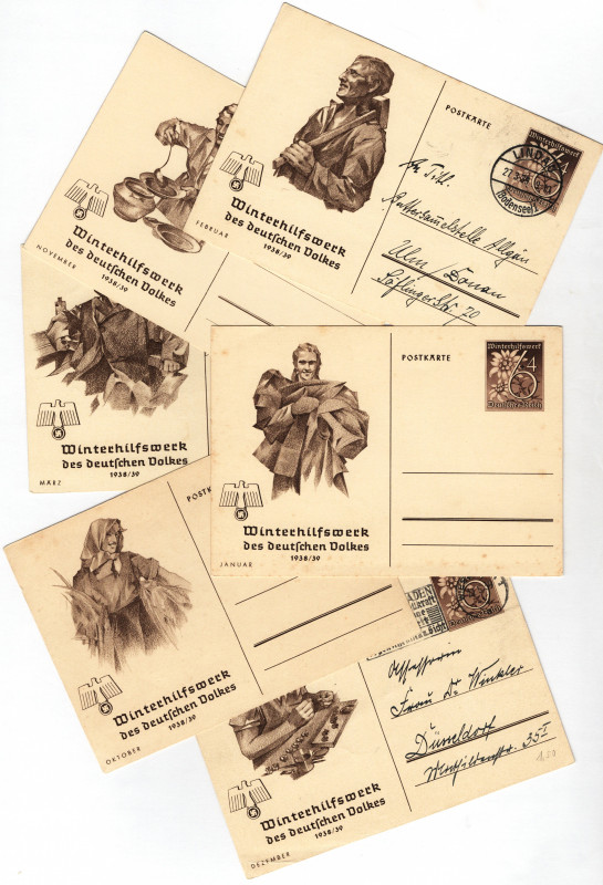 Germany - Third Reich Winter Help Postcard 1938 - 1939 (ND)
From the old collec...