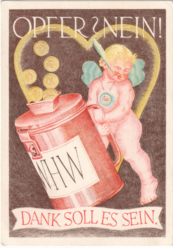 Germany - Third Reich Winter Help Postcard with Angel 1938 - 1939 (ND)
From the...