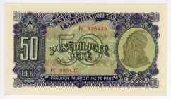 Albania 50 Leke 1957
P# 29a, N# 207798; # FC 995435; UNC