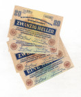 Austria - Hungary Dunaszerdahely Lager Notes WWI 10-20 Heller 1-2 Kronen 1916
AUNC-UNC