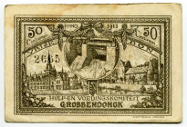 Belgium 50 Centimes 1915 Vrije Bon Grobbendonck
#2665; XF-;