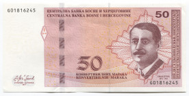 Bosnia & Herzegovina 50 Convertible Maraka 2017
P# 85b, N# 216807; #G01816245; UNC