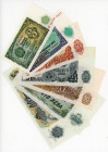 Bulgaria Set of 7 Banknkotes 1951
P# 81a - 87a, N# 202109, N# 203376, N# 203378, N# 203383, N# 203384, N# 203387, N# 203410 XF-UNC