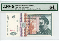 Romania 500 Lei 1992 PMG 64
P# 101b, N# 204438; # H.0032 267299