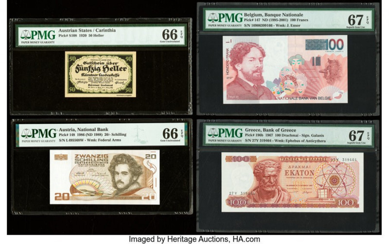 Austria, Belgium Congo, Greece Ireland Republic, Jersey & Malta Group Lot of 8 E...