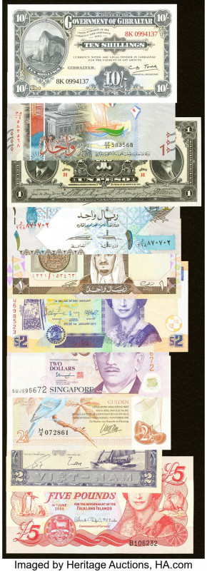 Belize, Gibraltar, Qatar & More Group Lot of 40 Examples Crisp Uncirculated. 

H...