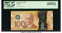 Canada Bank of Canada $100 2011 BC-73a PCGS Superb Gem New 69PPQ. 

HID09801242017

© 2022 Heritage Auctions | All Rights Reserved