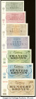 Czechoslovakia Theresienstadt Ghetto Group Lot of 7 Examples About Uncirculated-Crisp Uncirculated. Staining is present on the 2 Kronen example. 

HID...