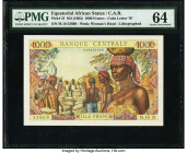 Equatorial African States Banque Centrale des Etats de l'Afrique Equatoriale 1000 Francs ND (1963) Pick 5f PMG Choice Uncirculated 64. 

HID0980124201...