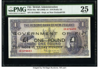 Fiji Government of Fiji 1 Pound ND (1942) Pick 45a PMG Very Fine 25. A tear is noted on this example. 

HID09801242017

© 2022 Heritage Auctions | All...