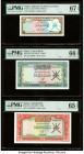 Oman Group Lot of 6 Examples PMG Superb Gem Unc 67 EPQ (3); Gem Uncirculated 66 EPQ; Gem Uncirculated 65 EPQ; Choice Uncirculated 64 EPQ. 

HID0980124...