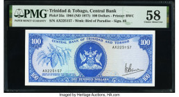 Trinidad & Tobago Central Bank of Trinidad and Tobago 100 Dollars 1964 (ND 1977) Pick 35a PMG Choice About Unc 58. This is the fourth of four consecut...