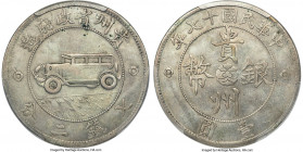 Kweichow. Republic "Auto" Dollar Year 17 (1928) XF Details (Cleaning) PCGS, Chengdu mint, KM-Y428, L&M-609, Kann-757e, WS-1109, Wenchao-1062 (rarity 2...