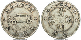 Kweichow. Republic "Auto" Dollar Year 17 (1928) VF30 PCGS, Chengdu mint, KM-Y428, L&M-609, Kann-757e, WS-1109, Wenchao-1062 (rarity 2 stars), Shi Jiag...