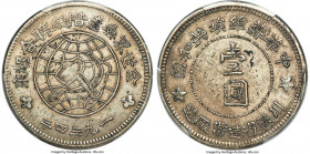 Szechuan-Shensi Soviet. Soviet Controlled Provinces Dollar 1934 AU58 PCGS, Szechuan-Silver Provincial mint, KM-Y513.1, cf. L&M-891, Kann-808d, Chang-C...