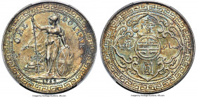 George V Trade Dollar 1934-B MS64 PCGS, Bombay mint, KM-T5, Prid-29, Mars-BTD1. A surprisingly scarce date considering the original mintage figures ne...