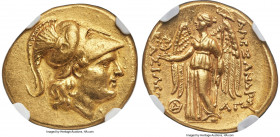 THRACE. Odessus. Ca. 280-200 BC. AV stater (19mm, 8.38 gm, 11h). NGC AU 5/5 - 3/5. Late posthumous issue in the name and types of Alexander III of Mac...