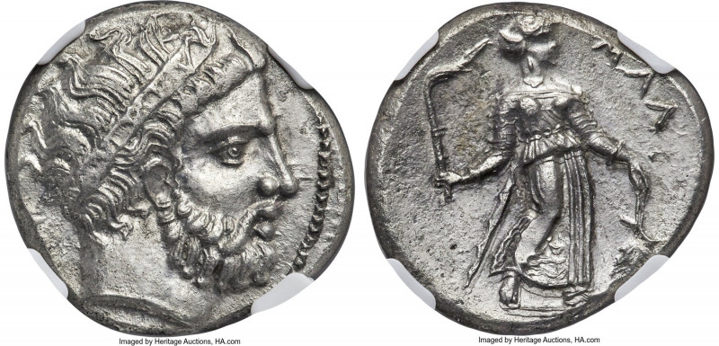 CILICIA. Mallus. Ca. 440-385 BC. AR stater (23mm, 10.39 gm, 6h). NGC Choice AU 4...