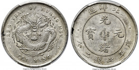 Chihli. Kuang-hsü Dollar Year 29 (1903) AU55 PCGS, Pei Yang Arsenal mint, KM-Y73, L&M-462. No period variety. Deeply engraved, showing detailed device...