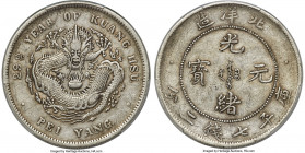 Chihli. Kuang-hsü Dollar Year 29 (1903) XF40 PCGS, Pei Yang Arsenal mint, KM-Y73, L&M-462. Period after mint name variety. An unusually alluring repre...