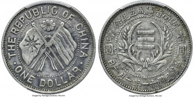 Hunan. Republic Dollar Year 11 (1922) XF45 PCGS, KM-Y404, L&M-867, WS-0930. Struck to commemorate the Promulgation of the Constitution. A popular type...