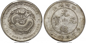 Szechuan. Kuang-hsü Dollar ND (1901-08) XF40 PCGS, KM-Y238, L&M-345. Narrow-faced dragon variety. A well-defined representative, showing detailed arge...