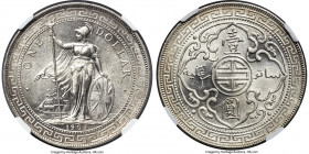Edward VII Trade Dollar 1903-B MS64+ NGC, KM-T5, Prid-15, Mars-BTD1. A most wondrous example of this increasingly popular type, the multi-point luster...