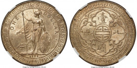George V Trade Dollar 1929-B MS64 NGC, Bombay mint, KM-T5, Prid-26. A near-gem selection, showcasing satiny radiant peripheries, dressed in a subtle c...