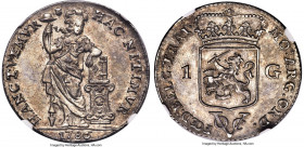 Dutch Colony. United East India Company Gulden 1786 MS63 NGC, KM116, Scholten-65. Utrecht issue. Showing deeply struck devices upon semi-glossy fields...