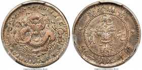Kirin. Kuang-hsü 10 Cents ND (1898) XF45 PCGS, KM-Y180, L&M-519. Well-struck, showing some highpoint wear to the well-defined and toned motifs. 

HI...