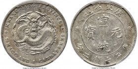 Kwangtung. Hsüan-t'ung Dollar ND (1909-1911) XF Details (Chop Mark) PCGS, Kwangtung mint, KM-Y206, L&M-138. An appreciable example of this prolific ty...