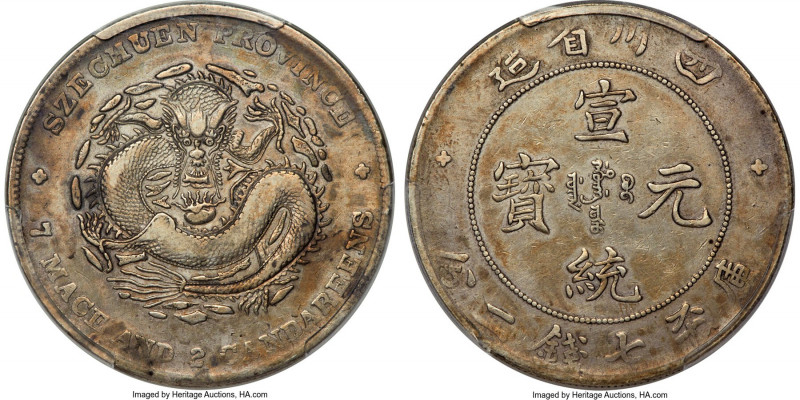 Szechuan. Hsüan-t'ung Dollar ND (1909-1911) VF Details (Cleaned) PCGS, KM-Y243.1...