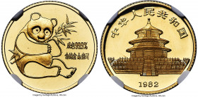 People's Republic Pair of Certified gold Panda 1/10 Ounces 1982 NGC, 1) Panda 1/10 Ounce - MS69 2) Panda 1/10 Ounce - MS68 KM-XMB8. 

HID09801242017...