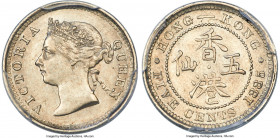 British Colony. Victoria 3-Piece Lot of Certified 5 Cents PCGS, 1) 5 Cents 1885 - AU58, KM5 2) 5 Cents 1897 - MS65, KM5 3) 5 Cents 1900-H - MS63, KM5 ...