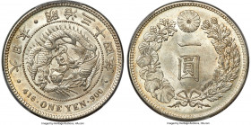 Meiji Yen Year 34 (1901) MS63+ PCGS, KM-YA25.3, JNDA 01-10A. A choice offering, radiating lustrous velveteen surfaces. 

HID09801242017

© 2022 He...