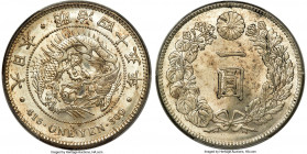 Meiji Yen Year 45 (1912) MS63 PCGS, KM-YA25.3, JNDA 01-10A. Satin luminous surfaces and bold motifs. 

HID09801242017

© 2022 Heritage Auctions | ...