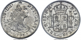 Charles IV 8 Reales 1796 Mo-FM MS61 PCGS, Mexico City mint, KM109, Cal-959. Boldly rendered, displaying deeply struck motifs and lustrous fields. 

...