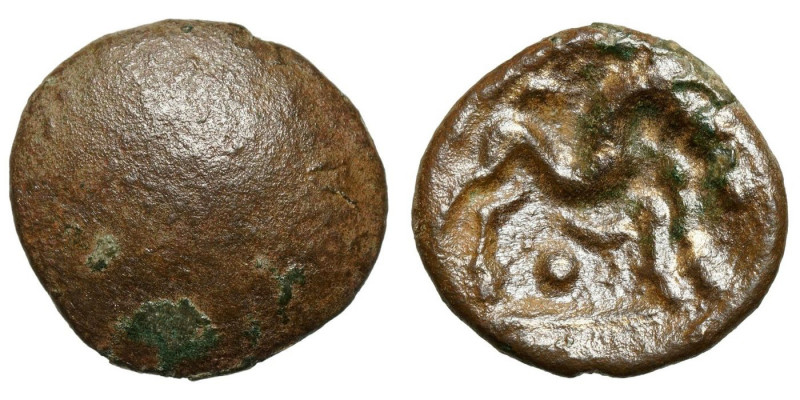 Northeast Gaul, Ambiani.
Fourrée AE Stater
2,87 g / 16 mm
~ 1st century BCE
...