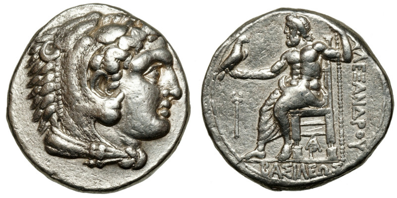 Alexander III 'the Great' (336-323 BCE)
AR Tetradrachm
17,14 g, 26 mm
Arados....