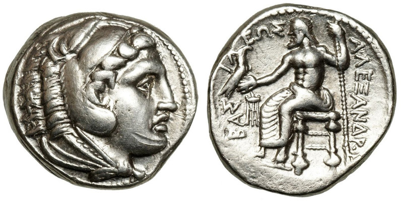 Alexander III 'the Great' (336-323 BCE)
AR Tetradrachm
17,21 g / 24 mm
Amphip...