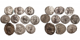 Lot of 10 Roman Denarii





fine - very fine, some damaged
